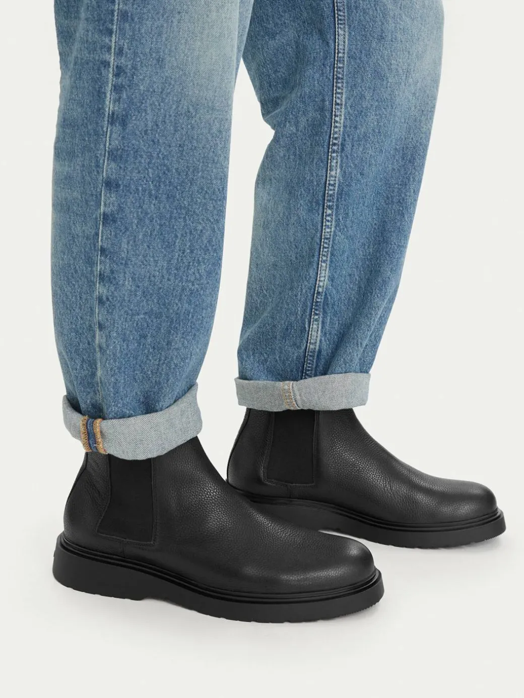 Chelsea Combat Ess Chelsea Boot Lth YM0YM01374 Nero