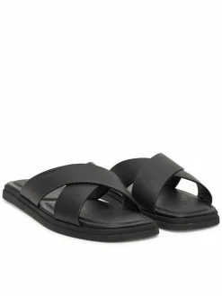Ciabatte Criss Cross Sandal HM0HM01737 Nero