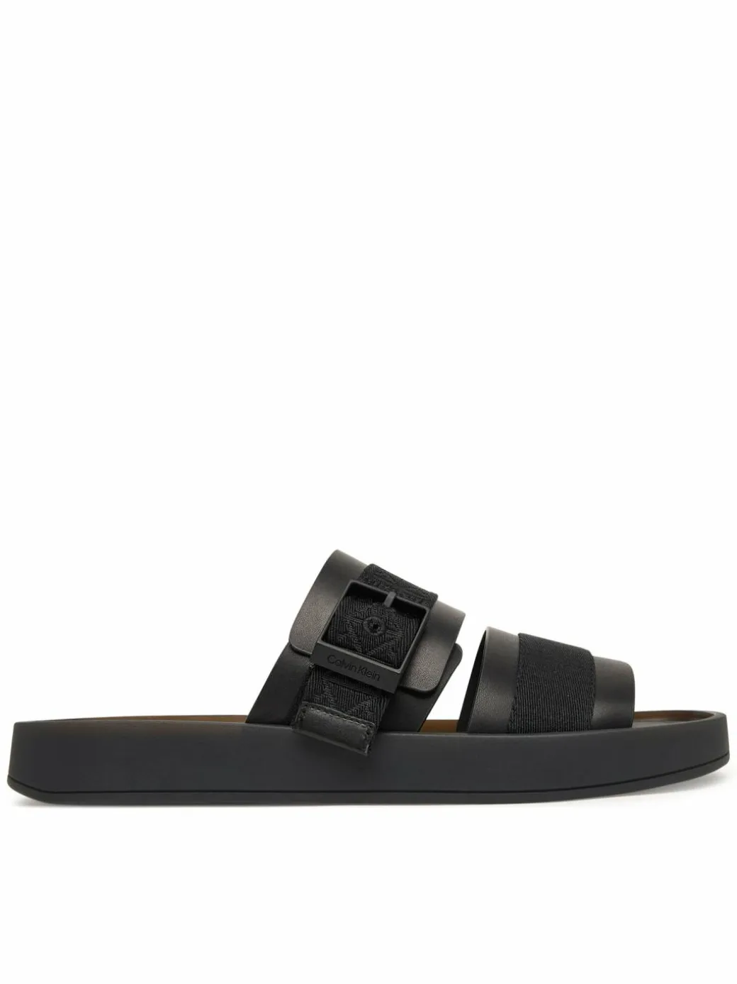 Ciabatte Ergon Buckle Sandal Wb Lth Aop HM0HM02096 Nero