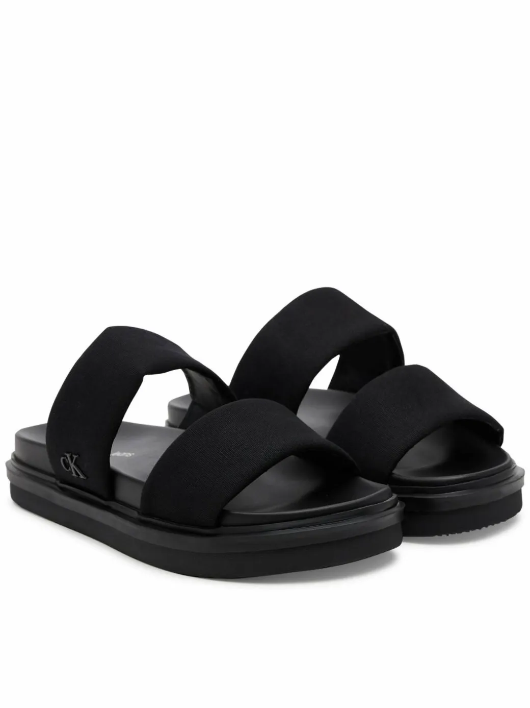 Ciabatte Flat Molded Dbl Bar Sandal Cv YM0YM01222 Nero