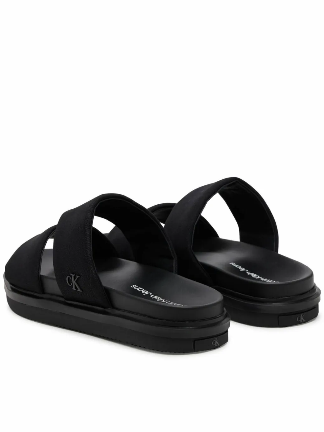 Ciabatte Flat Molded Dbl Bar Sandal Cv YM0YM01222 Nero
