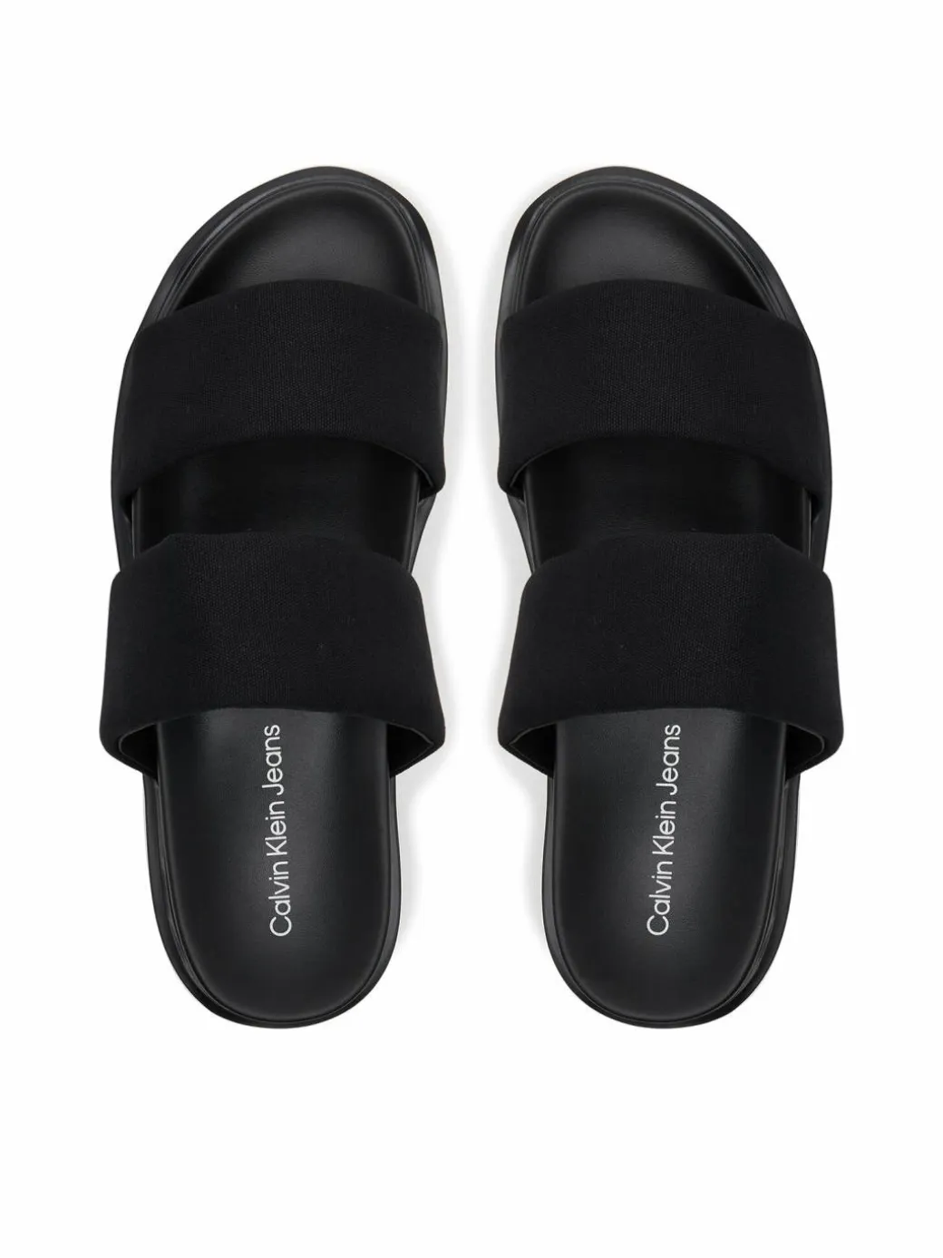 Ciabatte Flat Molded Dbl Bar Sandal Cv YM0YM01222 Nero