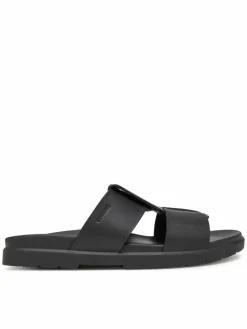 Ciabatte Lug Sandal Double T Lth HM0HM01734 Nero