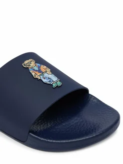 Ciabatte Polo Bear Slide 809P09762002 Blu scuro