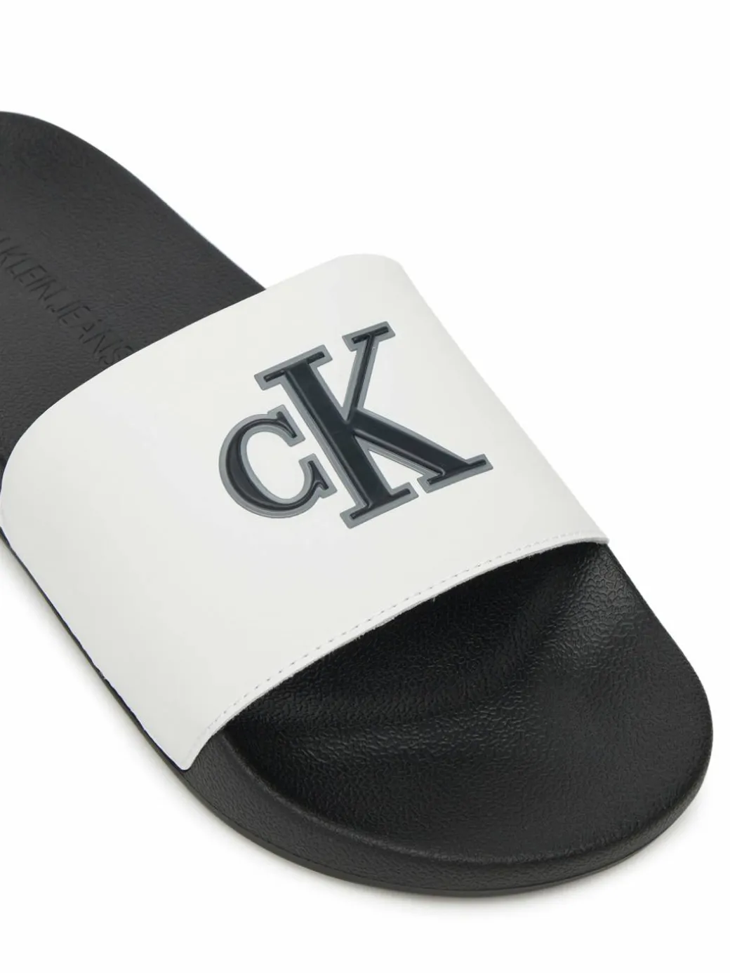 Ciabatte Slide Jelly Mono Pu YM0YM01281 Bianco