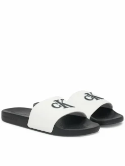 Ciabatte Slide Jelly Mono Pu YM0YM01281 Bianco