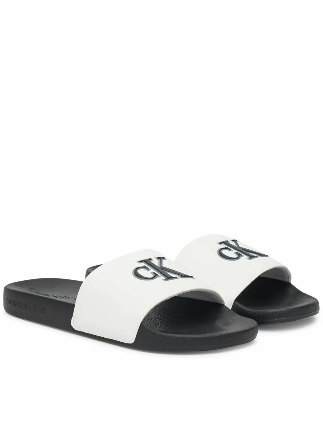 Ciabatte Slide Jelly Mono Pu YM0YM01281 Bianco