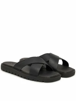 Ciabatte Sq Molded Sandal Xcross Lth HM0HM02235 Nero