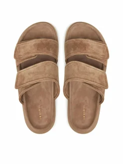 Ciabatte Suede Double Band 50102-510 Beige