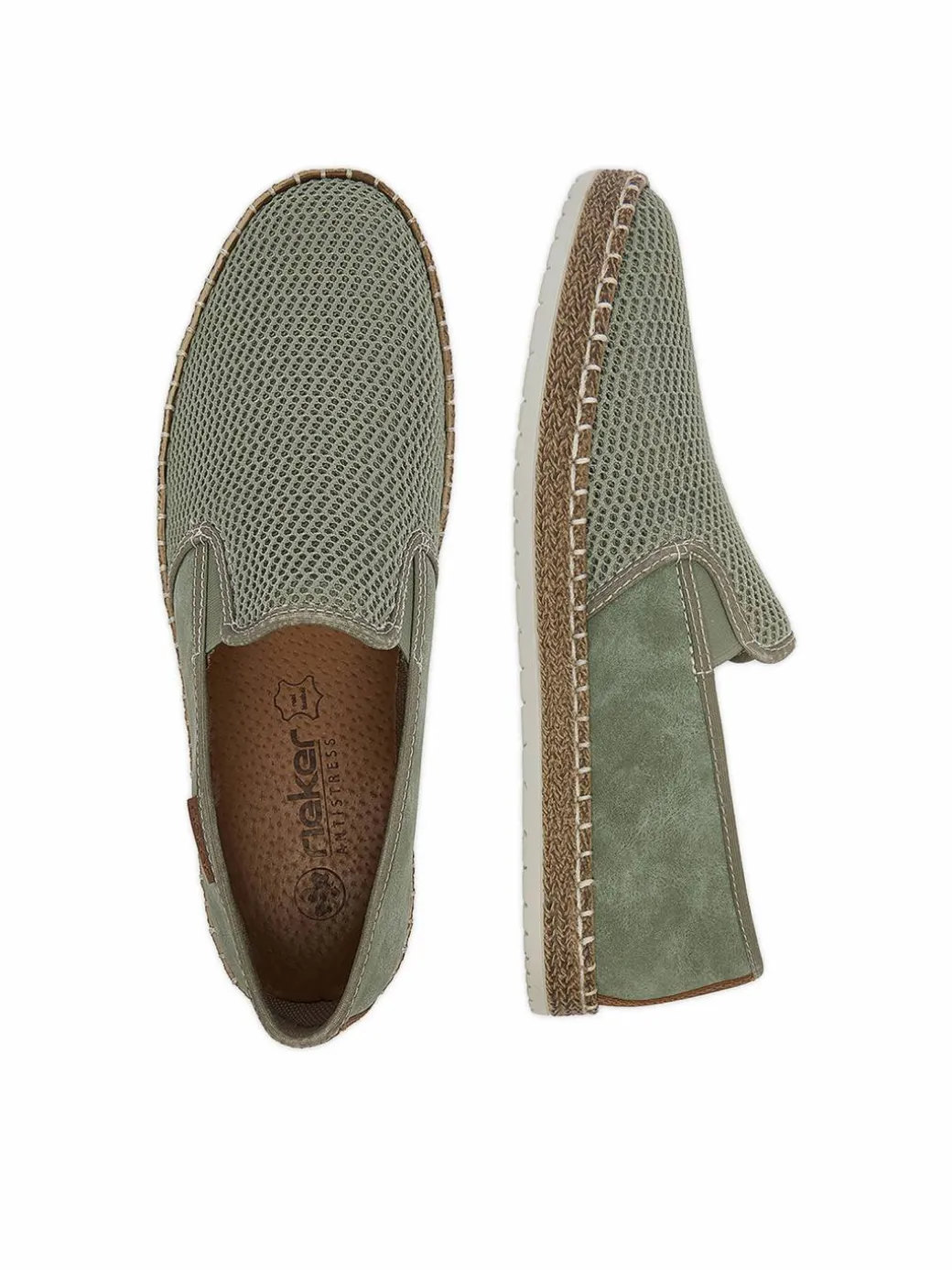 Espadrillas CEO-B5265-52 Verde chiaro
