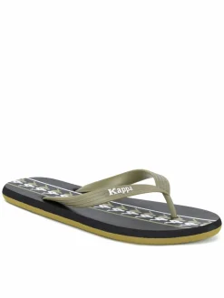 Infradito 371G1LW Green Military - Black - White Multicolore