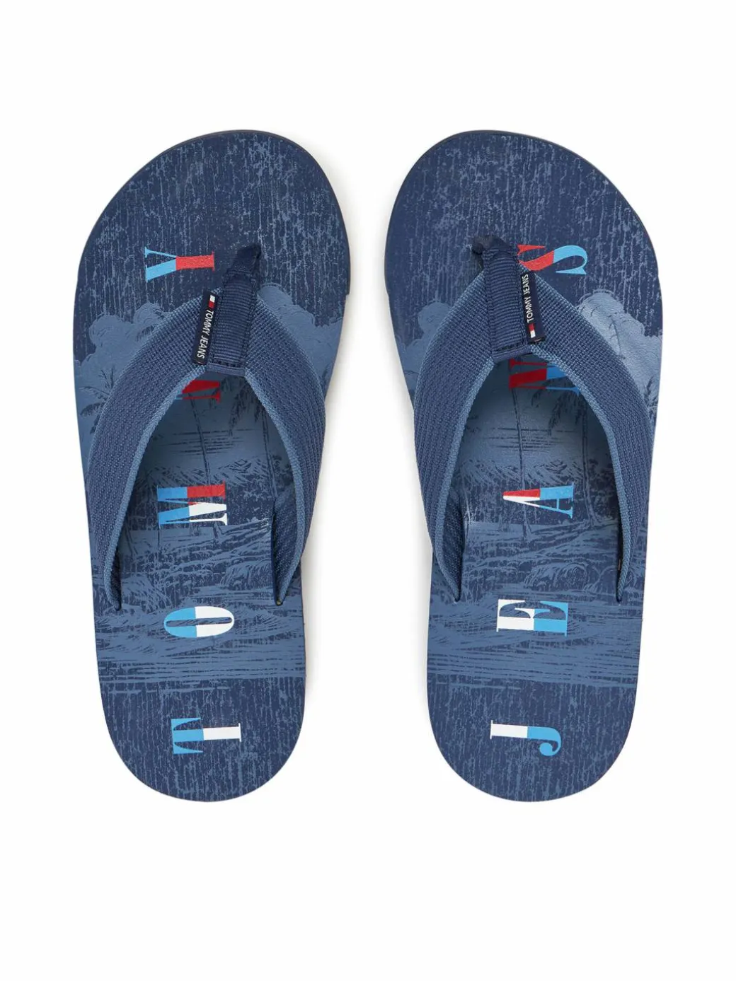 Infradito Tjm Elevated Beach Sandal EM0EM01561 Blu