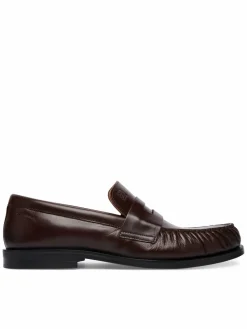 Loafers Ess Rubber Loafer Wr Pol Lth HM0HM02171 Marrone scuro