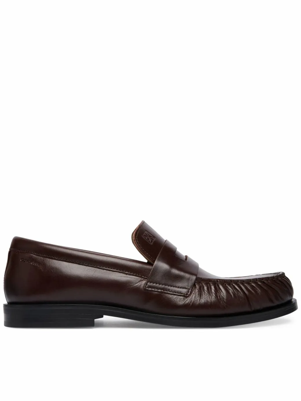 Loafers Ess Rubber Loafer Wr Pol Lth HM0HM02171 Marrone scuro
