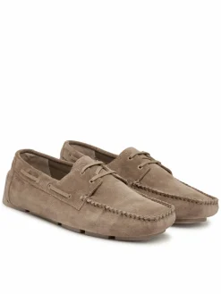 Mocassini Driver Boat Su HM0HM02084 Beige