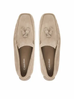 Mocassini Driver Tassels Su HM0HM02028 Beige