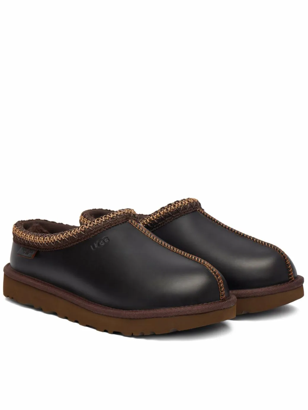 Pantofole M Tasman Lthr Regen 1170292 Marrone
