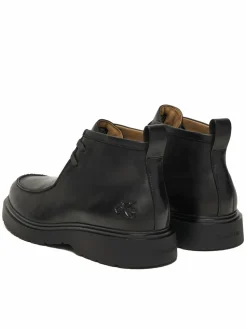 Polacchine Combat Apron Mid Boot Lth YM0YM01445 Nero
