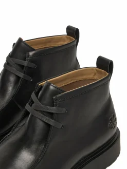 Polacchine Combat Apron Mid Boot Lth YM0YM01445 Nero