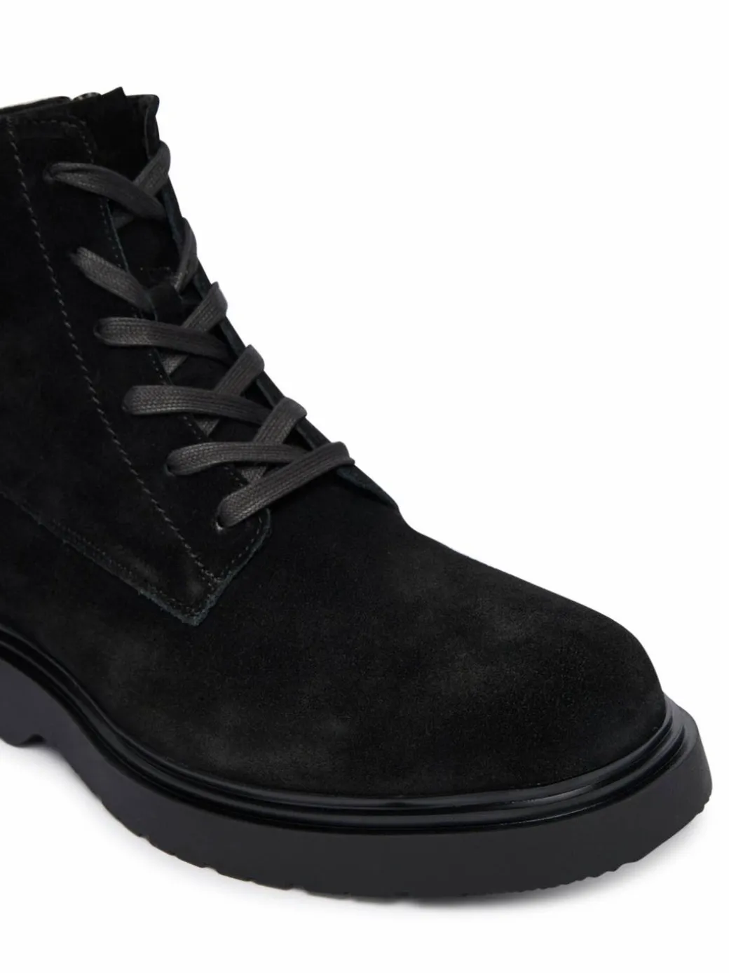Polacchine Combat Ess Lace Up Zip Boot Su YM0YM01371 Nero