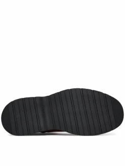 Polacchine Combat Ess Lace Up Zip Boot Su YM0YM01371 Marrone