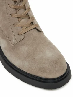 Polacchine Combat Ess Lace Up Zip Boot Su YM0YM01371 Grigio