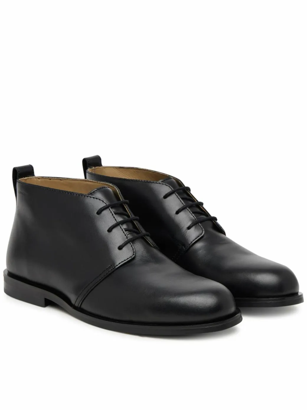 Polacchine Ess Rubber Desert Boot Lth HM0HM01979 Nero