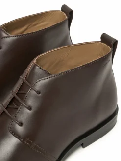 Polacchine Ess Rubber Desert Boot Lth HM0HM01979 Marrone