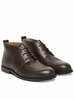 Polacchine Ess Rubber Desert Boot Lth HM0HM01979 Marrone