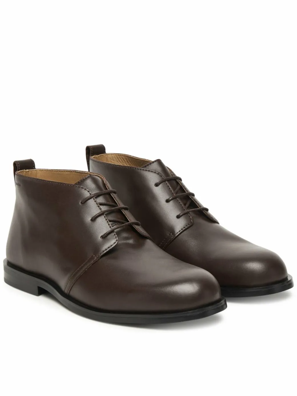 Polacchine Ess Rubber Desert Boot Lth HM0HM01979 Marrone