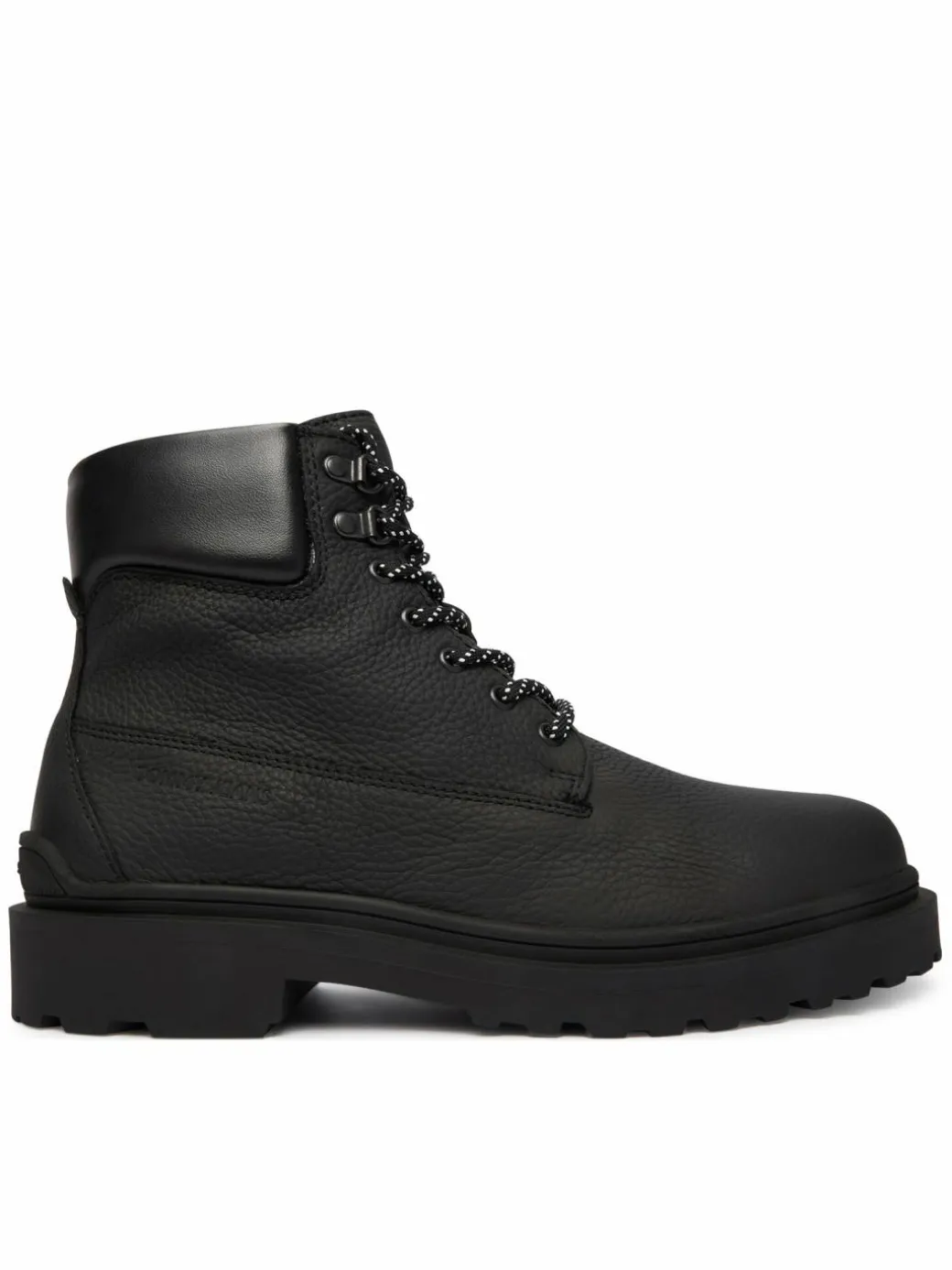 Polacchine Tjm Lace Up Boot Leather EM0EM01629 Nero