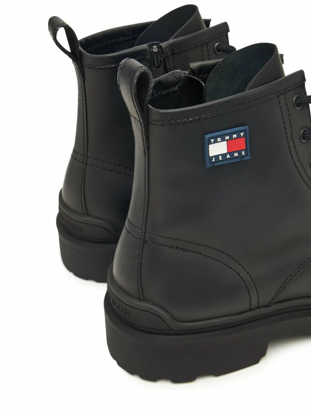 Polacchine Tjm Lace Up Rubberized EM0EM01628 Nero