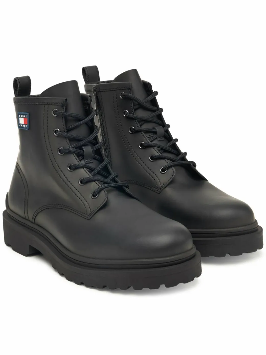 Polacchine Tjm Lace Up Rubberized EM0EM01628 Nero