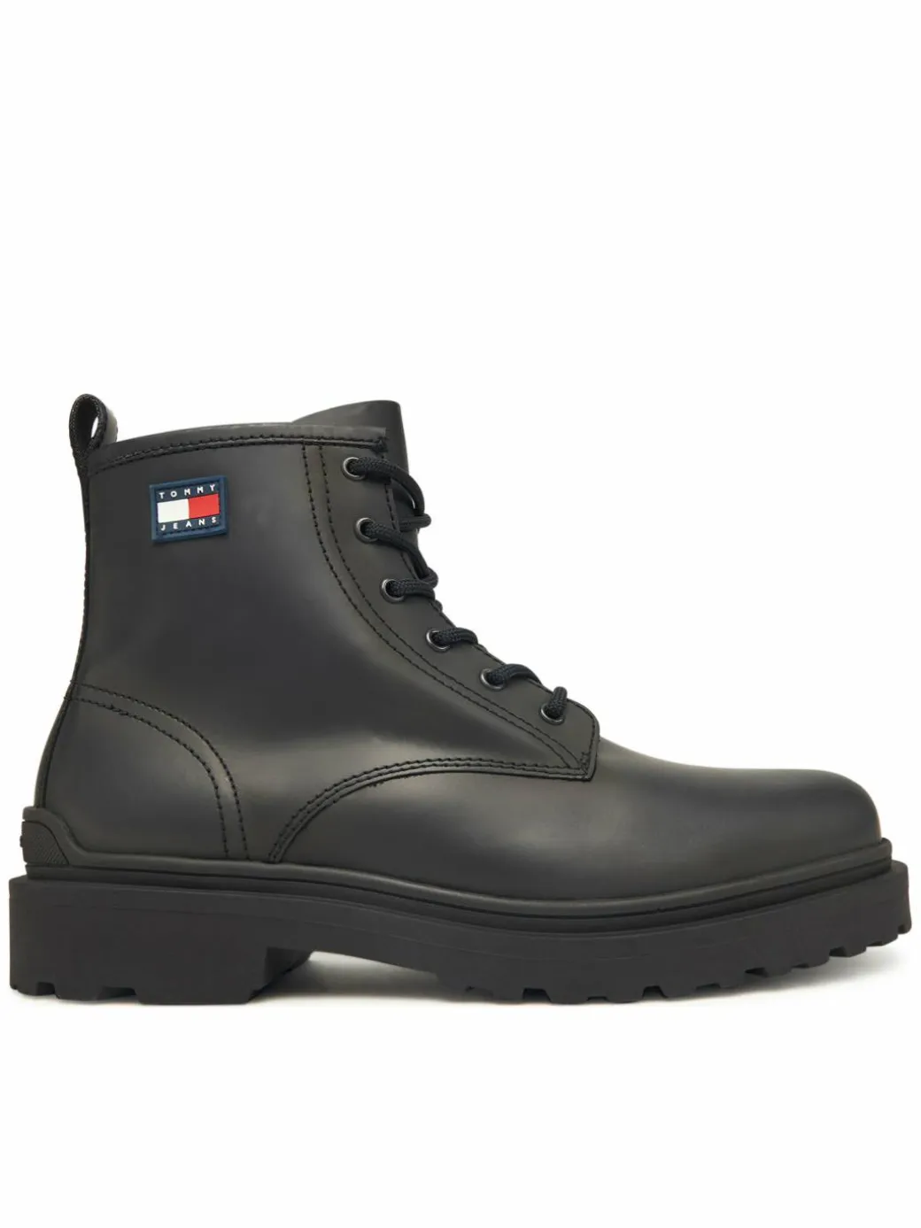 Polacchine Tjm Lace Up Rubberized EM0EM01628 Nero