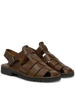 Sandali D034 Marrone