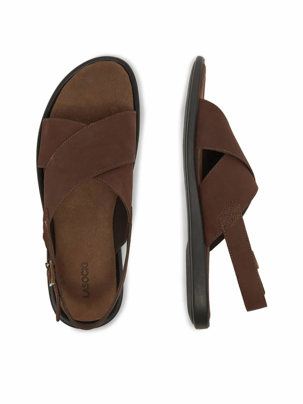 Sandali GRAZER-15 MI25 Marrone