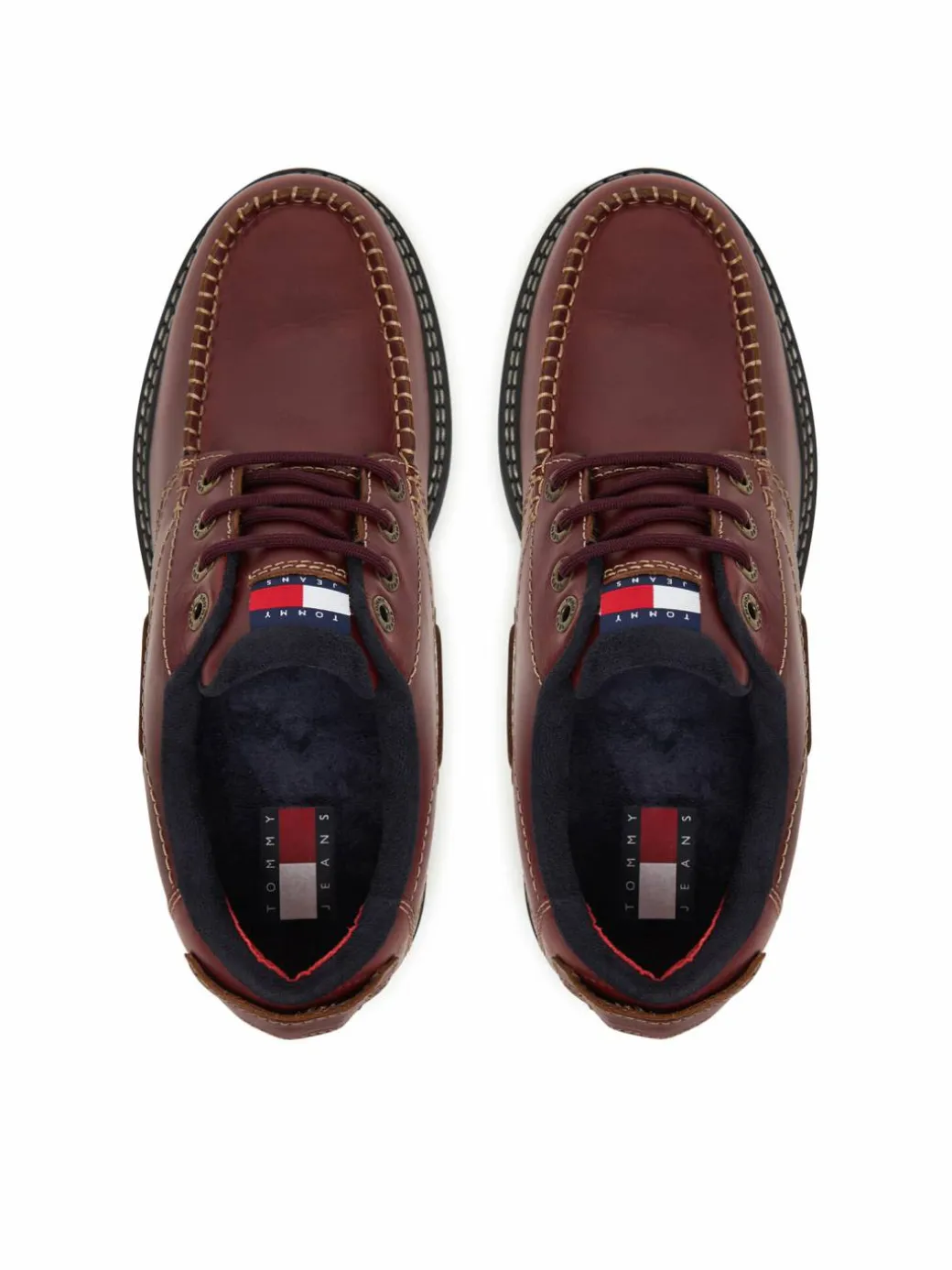 Scarpe basse Archive '01 Boat Shoe Leather EM0EM01651 Marrone