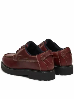 Scarpe basse Archive '01 Boat Shoe Leather EM0EM01651 Marrone