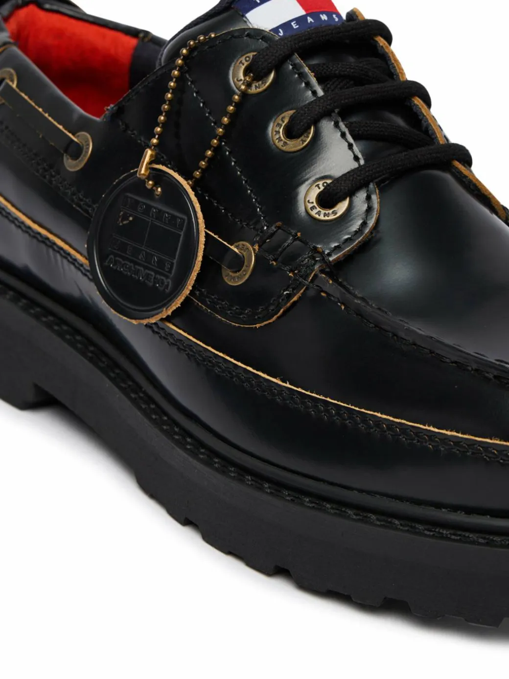 Scarpe basse Archive '01 Boat Shoe Lthr EM0EM01705 Nero