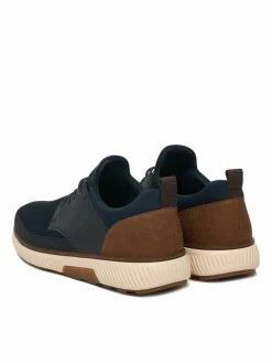 Scarpe basse B3354-14 Blu scuro