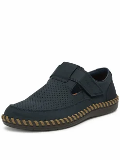 Scarpe basse B2453-14 Blu scuro