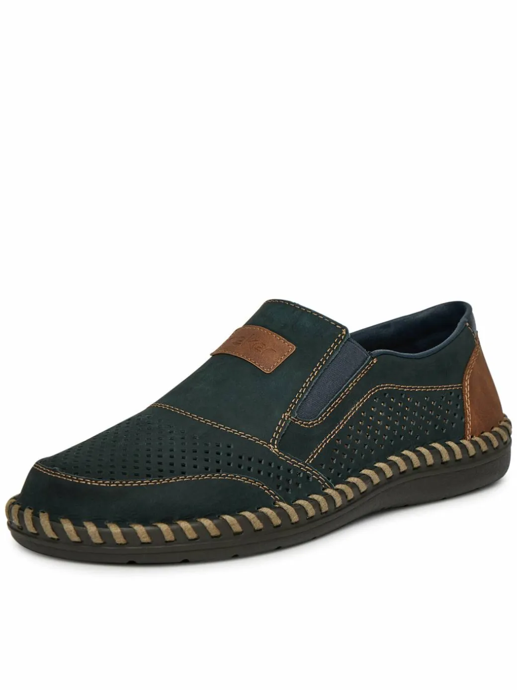 Scarpe basse B2466-14 Blu scuro