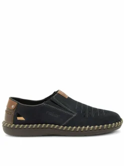 Scarpe basse B2457-14 Blu scuro