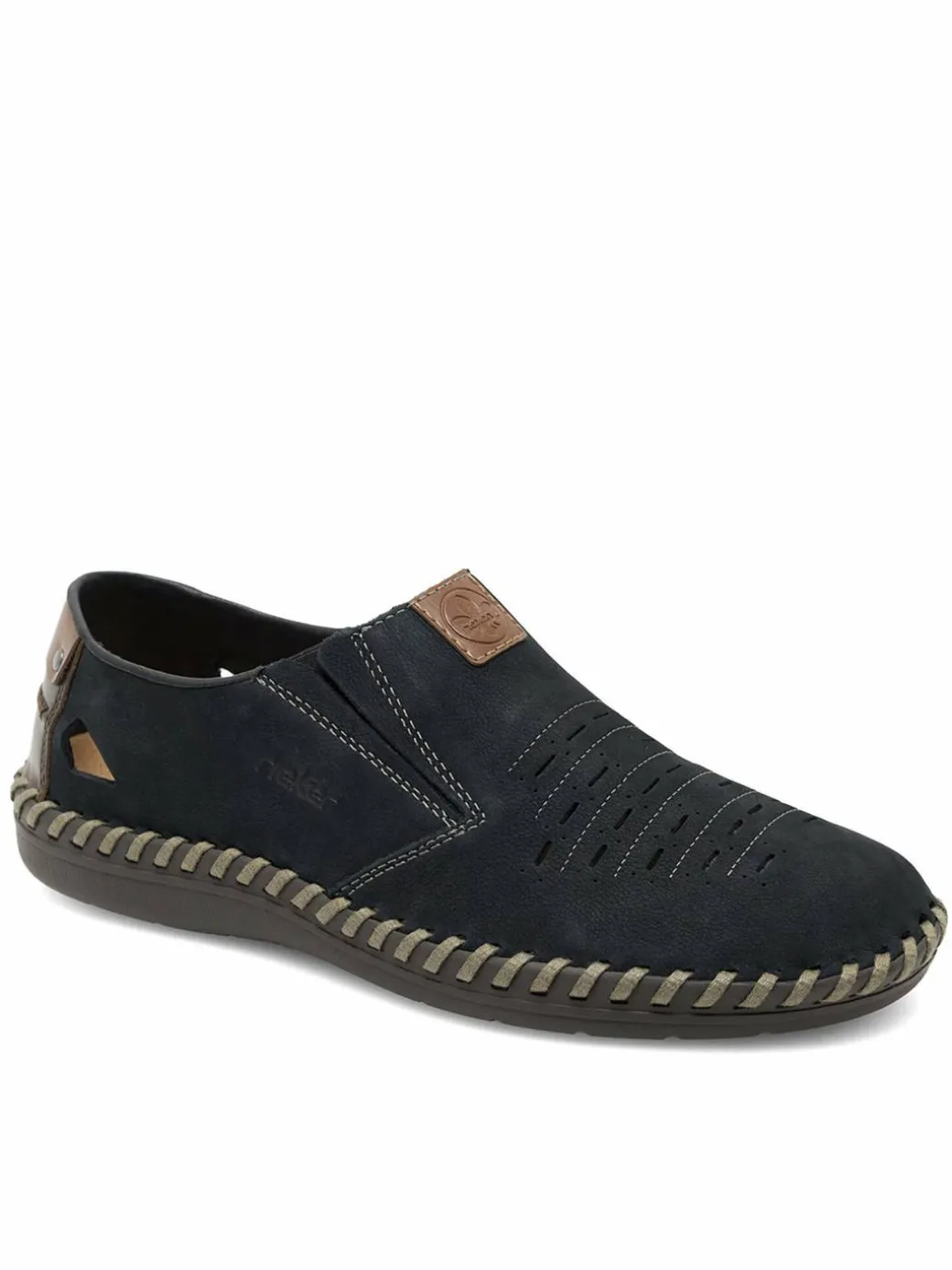 Scarpe basse B2457-14 Blu scuro