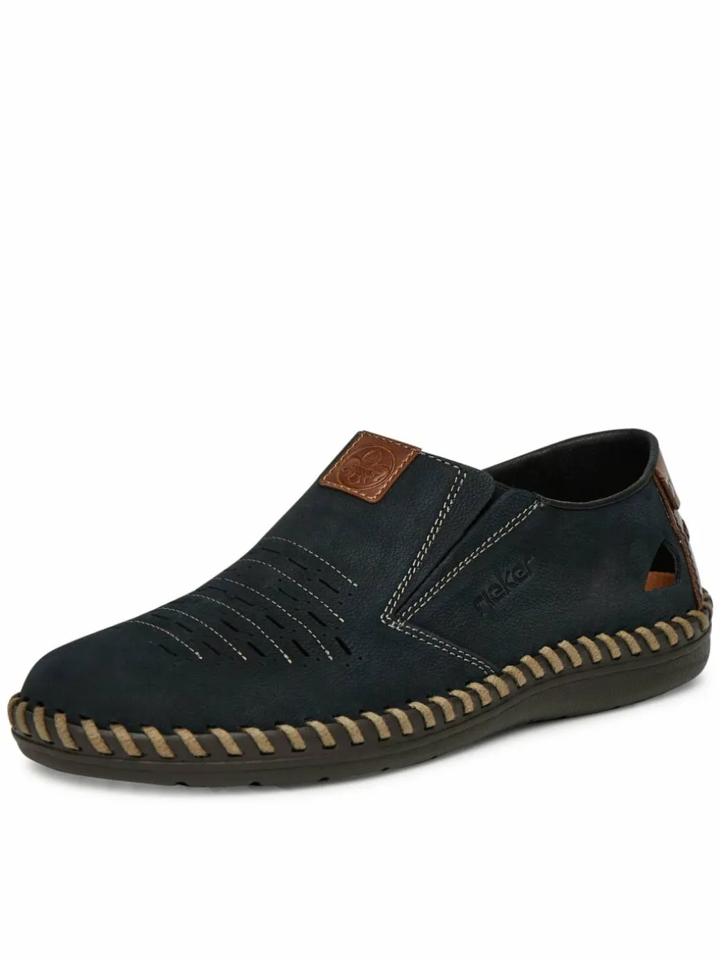 Scarpe basse B2457-14 Blu scuro