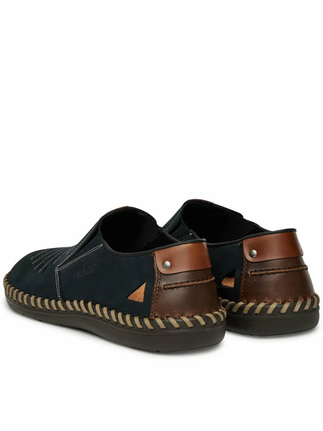 Scarpe basse B2457-14 Blu scuro