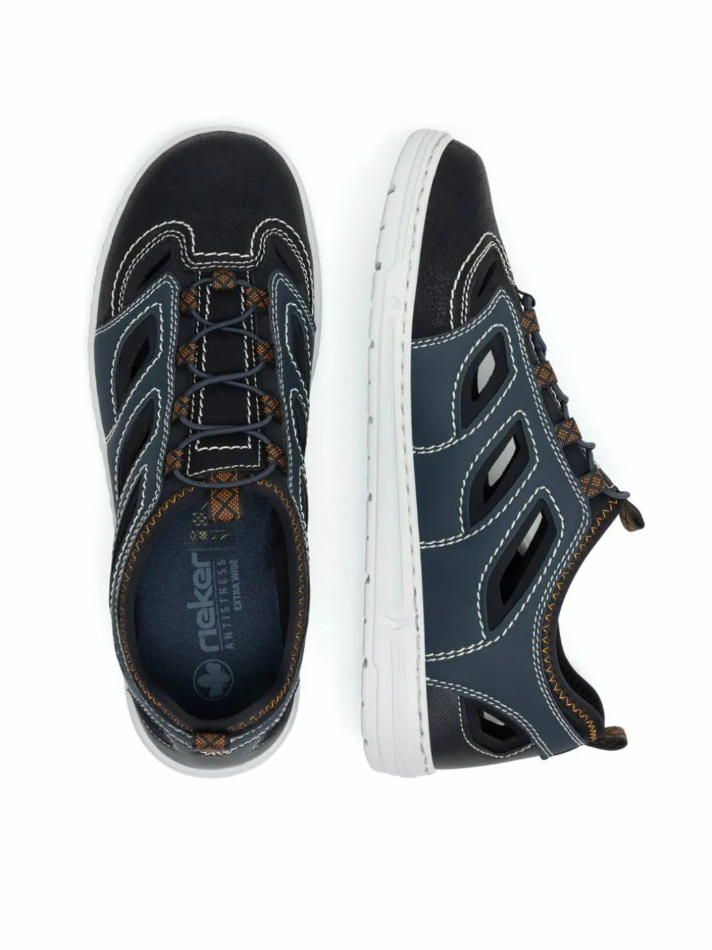 Scarpe basse 08665-14 Blu