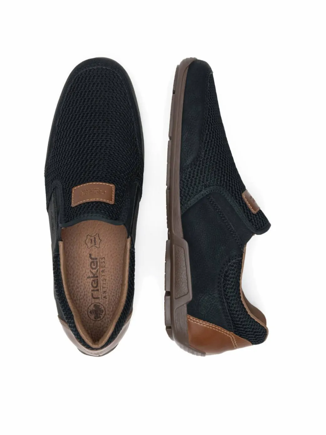 Scarpe basse 09069-00 Blu scuro