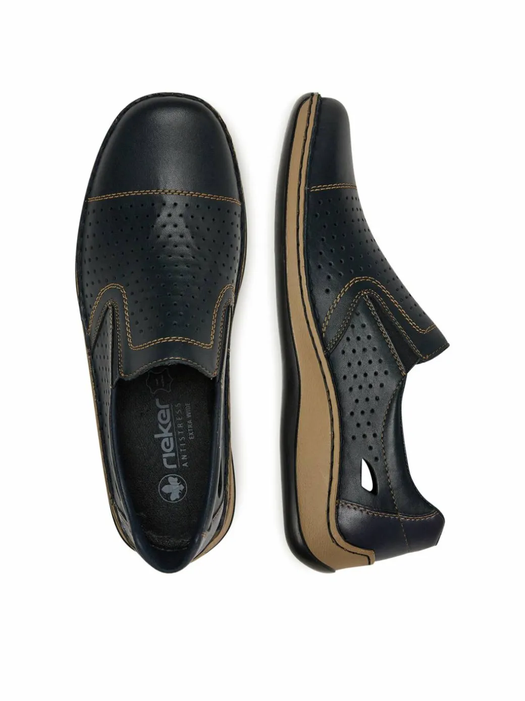 Scarpe basse 05286-15 Blu scuro