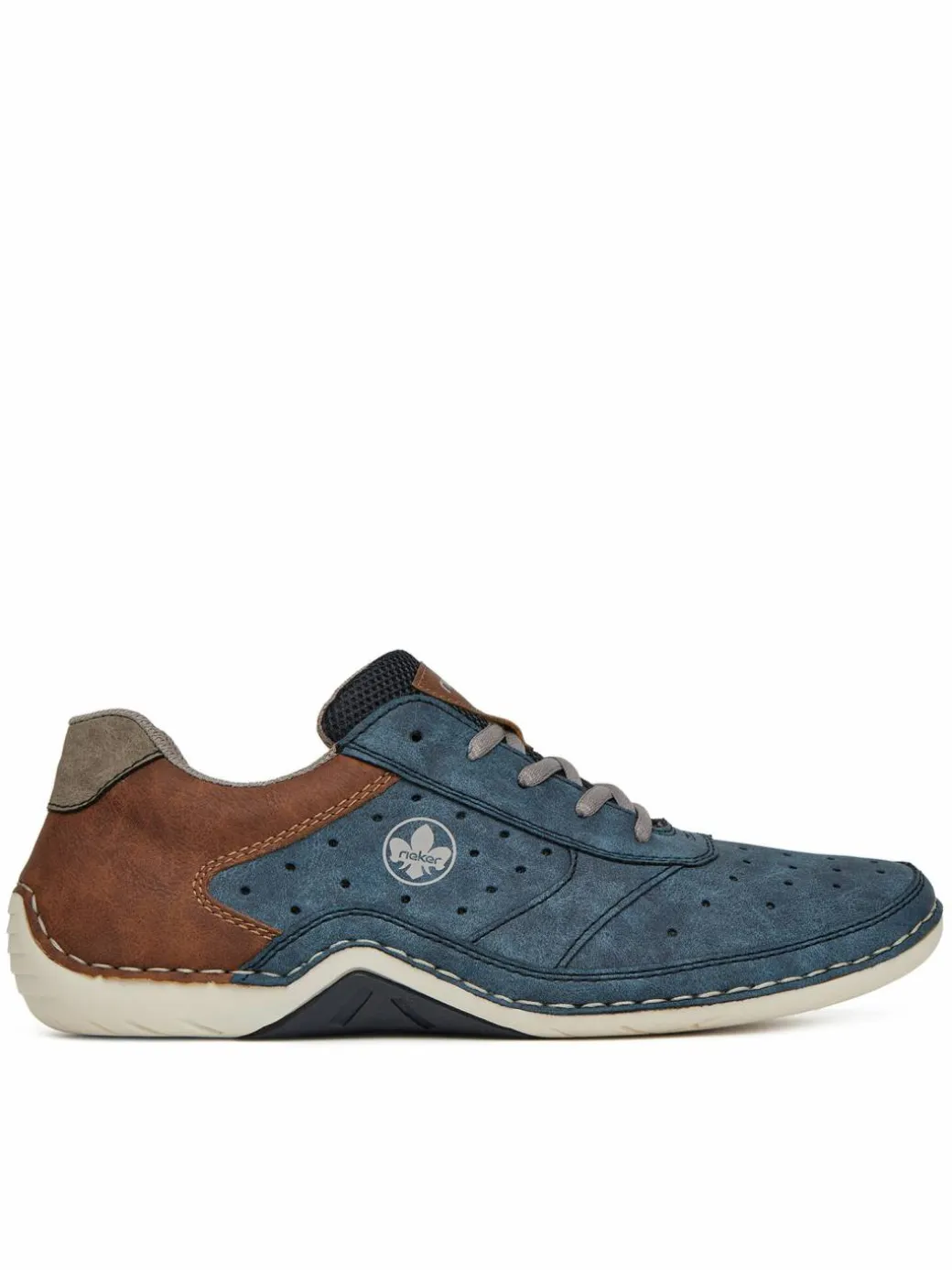 Scarpe basse 07506-16 Blu scuro